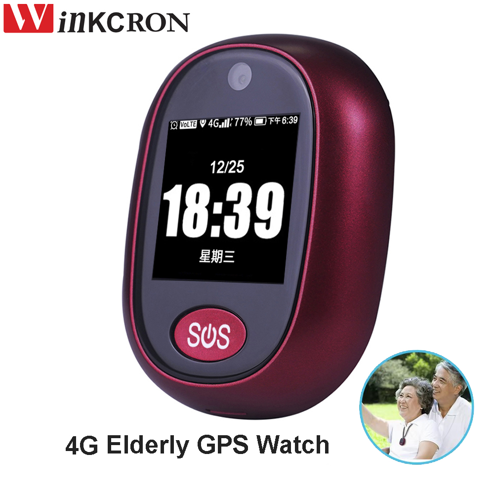 Fall Detection Watch - 2026 Elder 4G Smartwatch V45 Touch