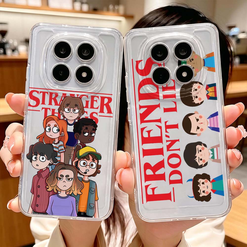 Xiaomi Redmi Note 14 - Stranger Things Cartoon Cover voor Xiaomi