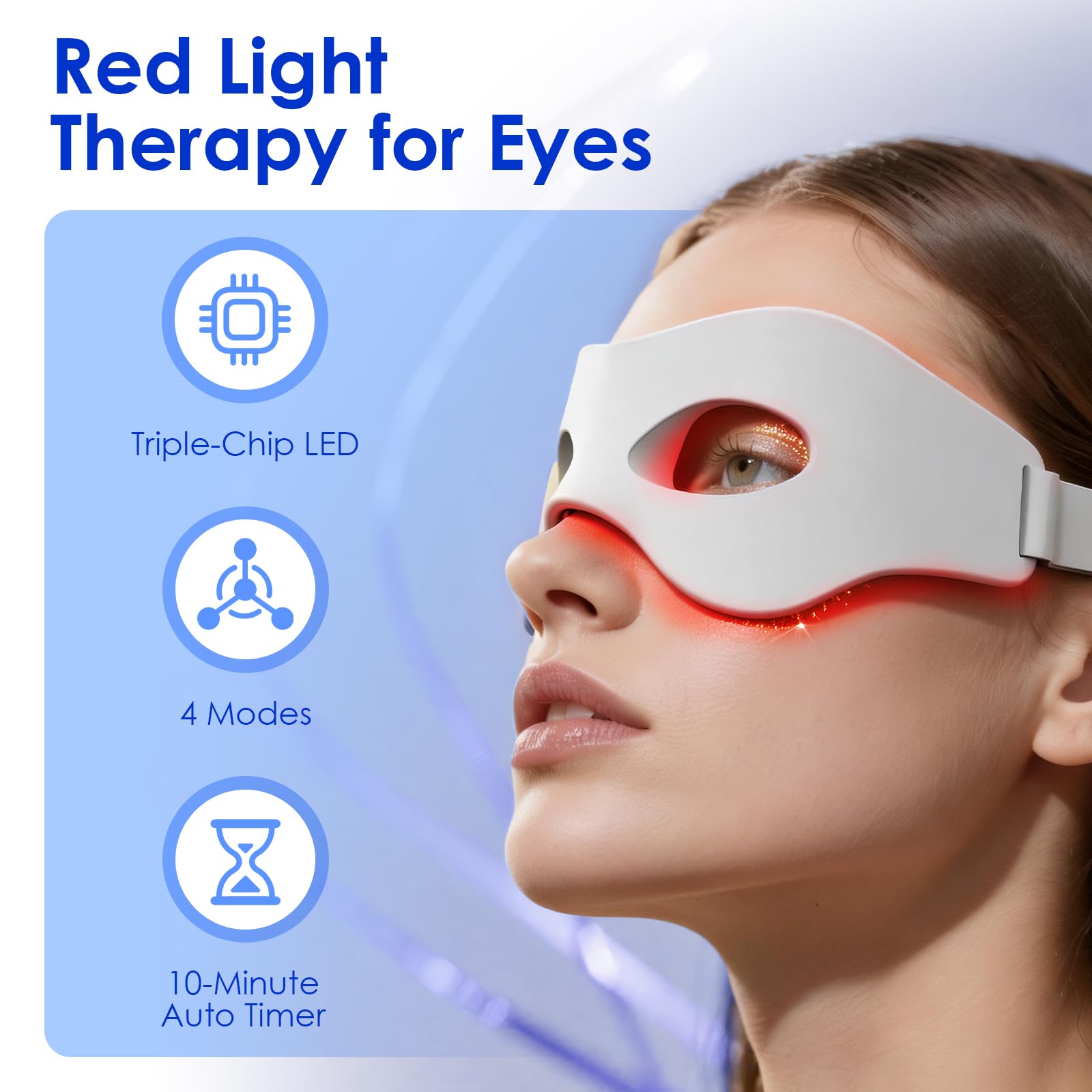 3D Rood Licht EMS Oogmassager  - Light Therapy Glasses recensie en prijs